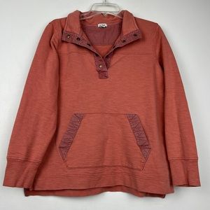 LL Bean Quarter Snap Organic Cotton Pullover